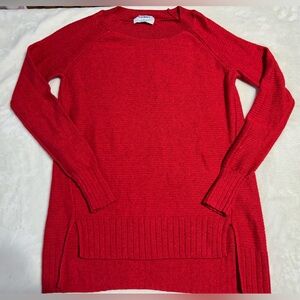 Women's Red Knit Sweater